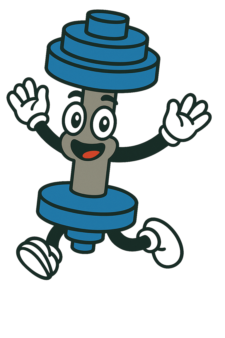 Workd mascot jumping